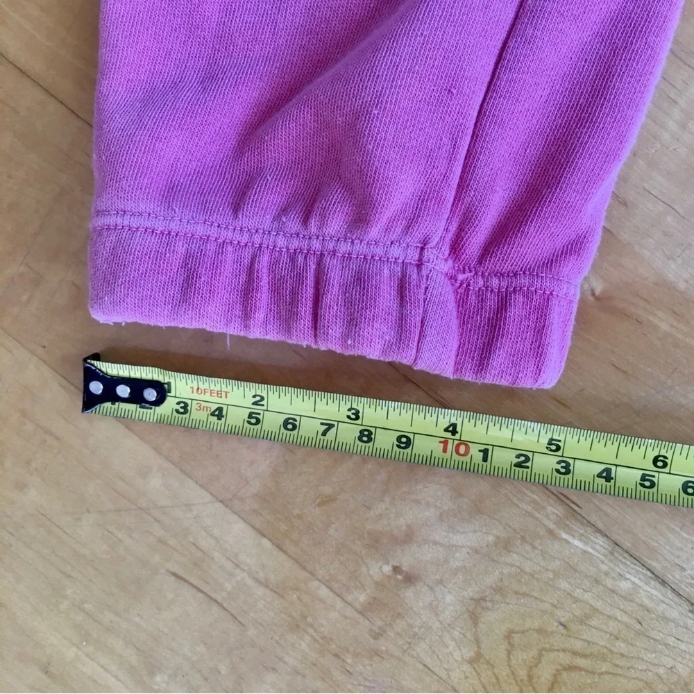 Wildfox “Del Sol Knox Pant” Sunshine Joggers, Bubblegum Pink, Yellow, Size XS
